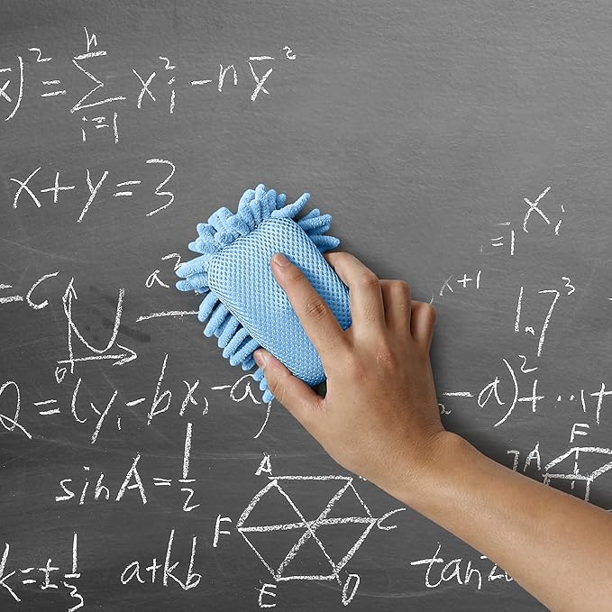 Mr. Pen- Magnetic Microfiber Shag Whiteboard Erasers, 4" x 6", 4 Pack, Dual Surface, Washable Large Dry Erase Board Cleaner for Chalk, Marker, Classroom, Office, Home