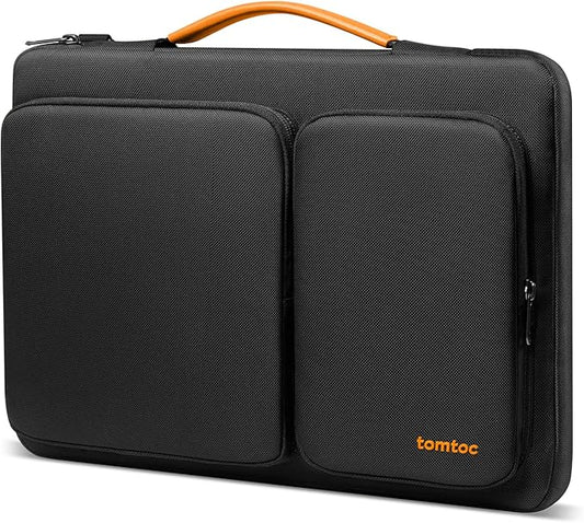 tomtoc 360 Protective Laptop Case for 13-inch New 2026 MacBook Air M5, M4/A3240, M3/A3113, M2/A2681, M1/A2337, MacBook Neo A18 Pro, 13-in Surface Pro 11th AI PC, Water-Resistant Carrying Bag
