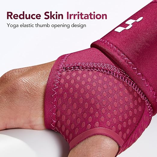 Wrist Brace with Soft Thumb Opening for Mild Carpal Tunnel Relief Tendonitis Arthritis Sprains (Not for Thumb), Compression Wrist Brace for Left Hand, Adjustable Wrist Support Wrap, 1 Unit