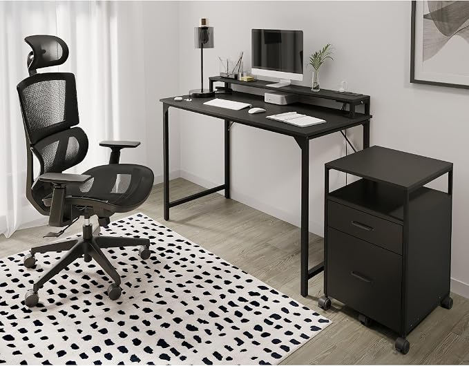 Realspace® Radano Mesh High-Back Executive Office Chair, Black, BIFMA Compliant