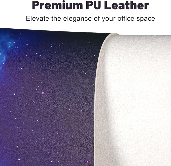 Leather Desk Mat, Desk Pad for Keyboard and Mouse Large Mouse Pads for Desk | Waterproof Desk Mat, Desk Matt for Desktop, Laptop Blotter, Keyboard Pad, Large Mouse Pad, Desk Essentials