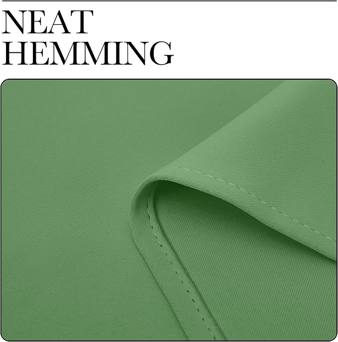 NICETOWN Froest Green Blackout Curtains 68 inches Length for Living Room, 2 Panels, 55" Wide, Thermal Insulated Decoration Drapes for Bedroom Window