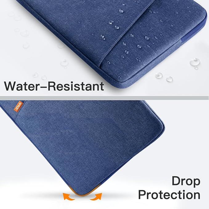 JETech Laptop Sleeve for 13-14Inch MacBook Neo (A18 Pro), MacBook Air/Pro (M1-M5) 2020-2026, 13-13.6 Inch Notebook, Waterproof Shock Resistant Bag Case with Accessory Pocket (Cobalt Blue)
