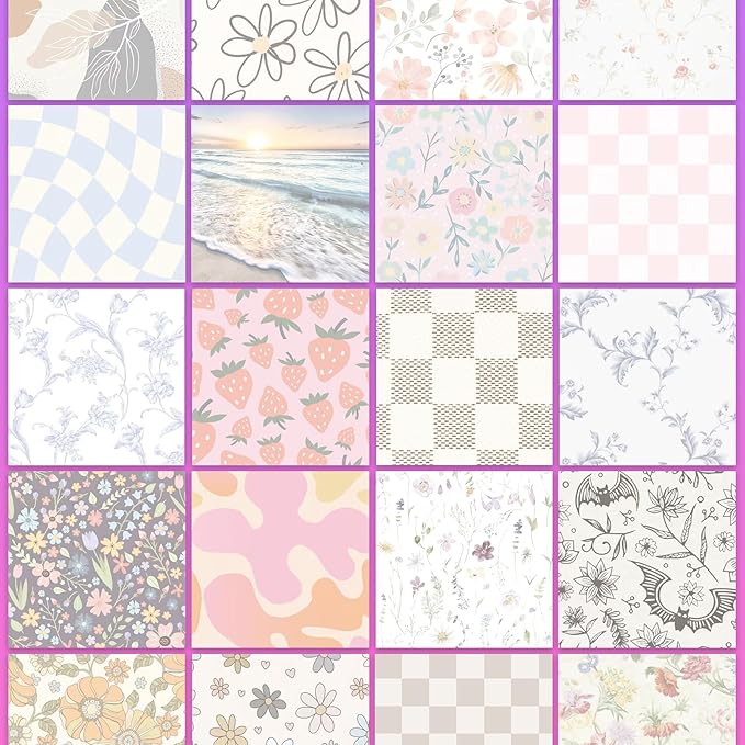 Sticky Notes 3x3 Inches, 2 Pads Cute Colorful Self-Stick Note Pads, Easy to Post for Home, Office and Daily Life Organization Cute Pink Checkers