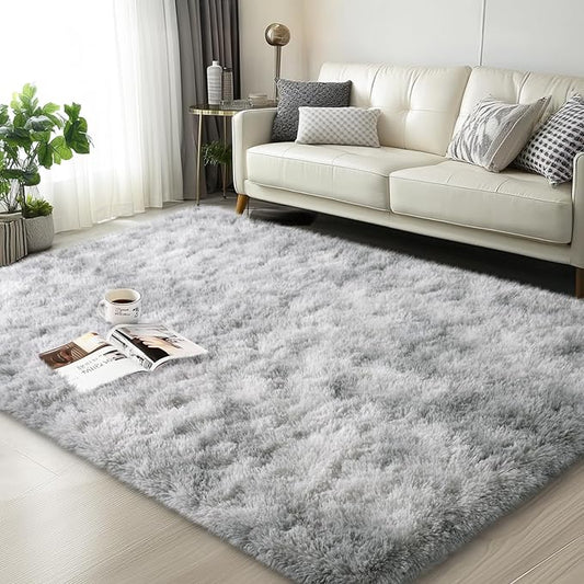 Mugorn Small Soft Shag Rugs for Bedroom, 3x5 Fluffy Area Rugs for Living Room