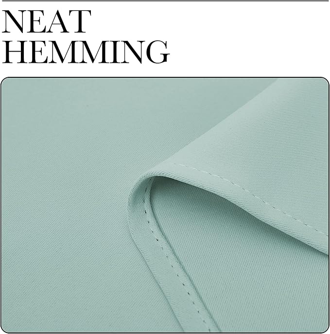 NICETOWN Bedroom Blackout Curtain Panel - (120 inches by 90 inch, Aqua Blue, 1 PC) Energy Saving Thermal Insulated Grommet Blackout Drapery for Patio, Room Divider Curtain