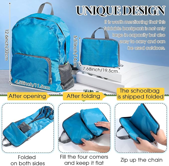 PerKoop 50 Sets 17'' Backpacks Bulk Bundle Kits Wholesale Backpack Supply Kit Bundle Essentials for Charity Donate