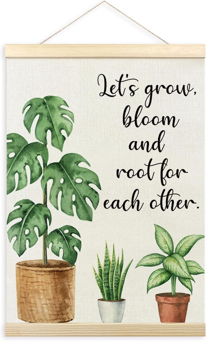 TLESKE Inspirational Wall Art Poster, Mental Health Motivational Wall Decor Hanging Poster with Hanger Frame for Therapy Office Classroom, Positive Affirmation Wall Prints Picture Framed Banner, 12x16
