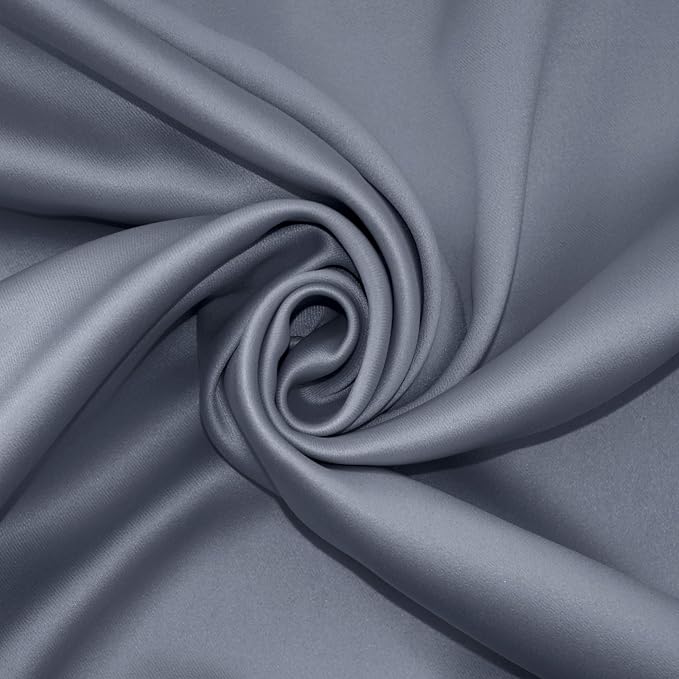 Sun Zero Nordic Theater Grade Extreme 100% Blackout Grommet Curtain Single Panel, 52" x 108", Haze