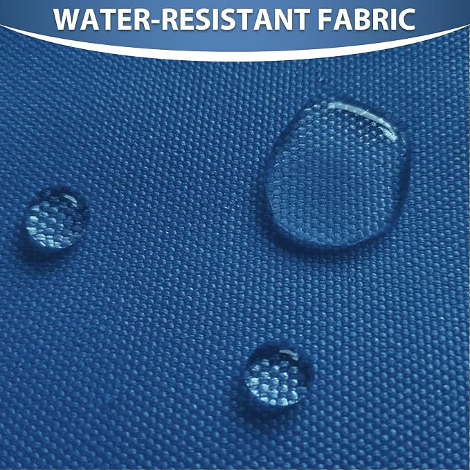 Waterproof Canvas Fabric by The Yard 58inch 600D Upholstery Material Polyester Fabric Outdoor Water Resistant Fabric for Sewing Chair Patio Cushion Purse Bag Interior, 10 Yard Ocean Blue