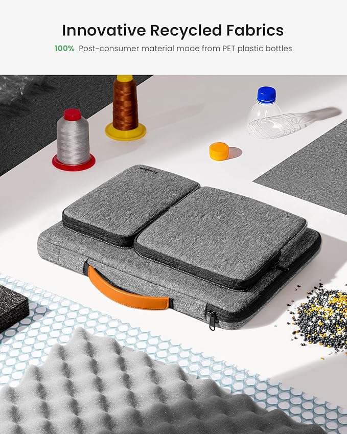 tomtoc 360 Protective Laptop Case for 16-inch MacBook Pro M5/M4/M3/M2/M1 2026-2019, Water-Resistant Laptop Sleeve Bag for Dell XPS 16 Plus, The New Razer Blade 16