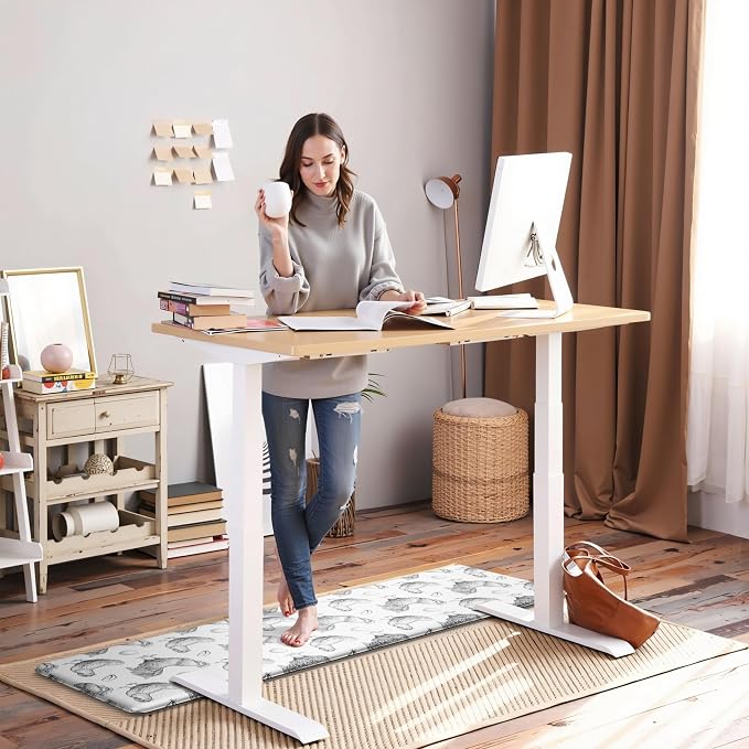 Farmhouse Chicken Kitchen Decor Mat, Extra Long Anti Fatigue Mat | Extra Long Coverage,Farmhouse Chicken Pattern,Cushioned Comfort,Non-Slip Backing,Waterproof Surface,Easy Clean,Kitchen Island