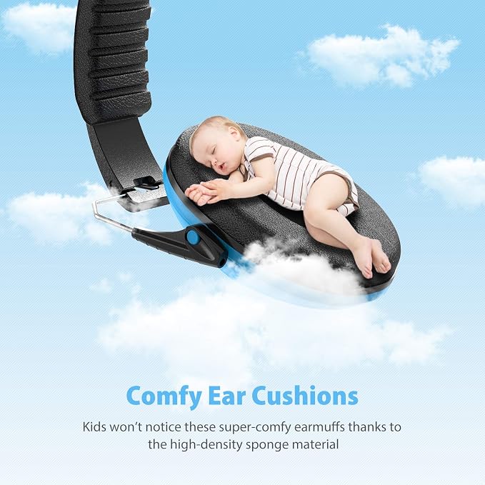 Dr.meter Noise Cancelling Headphones for Kids: SNR27.4 Ear Muffs for Noise Reduction with Adjustable Headband - Kids Ear Protection for Monster Jam, Fireworks, Concerts Kid Autism Sensory