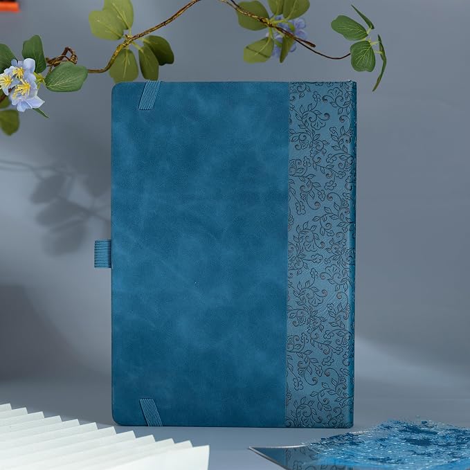 TIEFOSSI B5 Lined Journal for Women Men, 100 GSM Thick Paper, 230 Numbered Pages, College Ruled Notebook, Hardcover Notebooks for Journaling Writing
