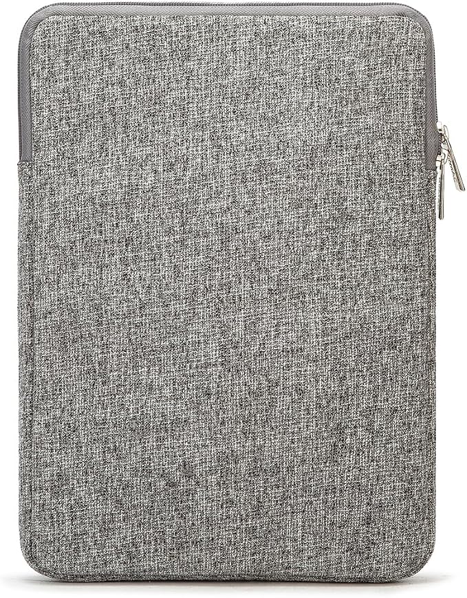 Kinmac 360° Protective Vertical Laptop Sleeve Case Cover Bag (Snow Grey, 13.5 inch-14 inch)