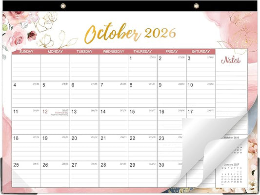 2026-2027 Desk Calendar - 18 Month Desk/Wall Calendar Runs from July 2026 to December 2027, 14.6" x 11.5" Desktop Calendar, Monthly Calendar 2026-2027 for Home Office, or School