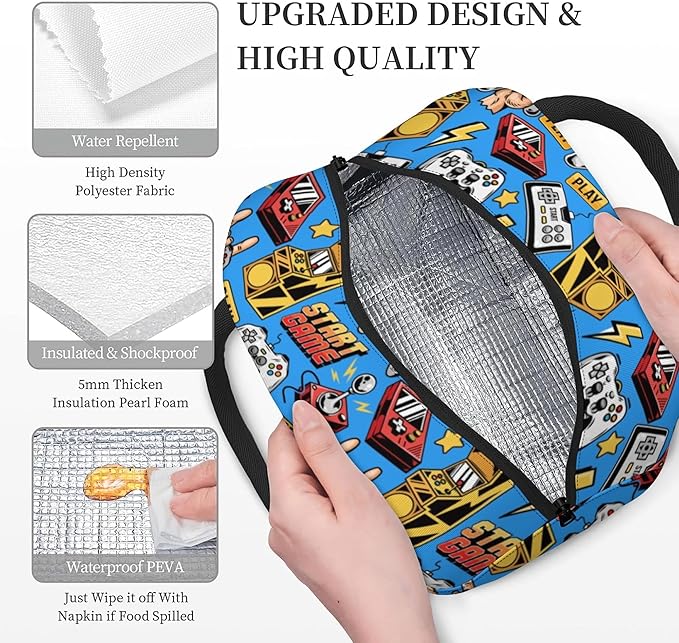 Back to School Supplies Personalized Shark Toddler Backpacks for Boys Backpack and Lunch Box Set Gifts for Son Custom Kids Backpack Casual Bookbag Schoolbag for Preschool Elementary Kindergarten