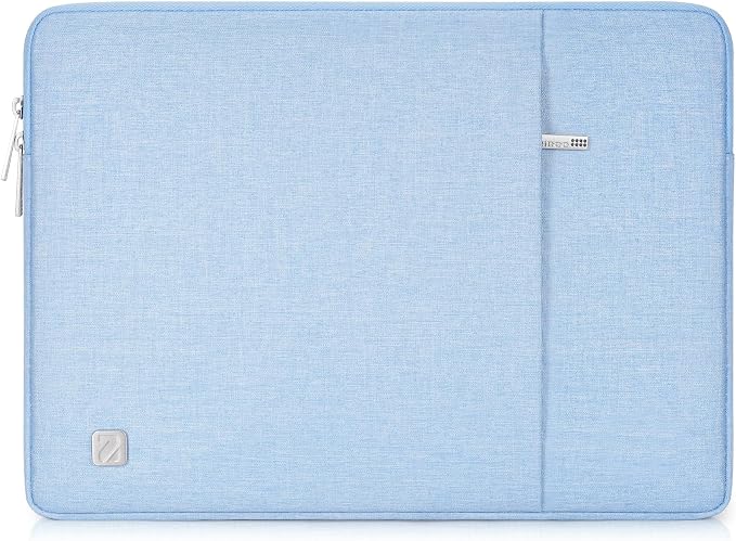 NIDOO 11 Inch 13 Inch Laptop Sleeve Computer Carrying Case Bag for 13" iPad Pro M2 M4 / iPad Air M2/Surface Pro 10 9 X/ 13" MacBook Pro Air/12.7" Lenovo Tab P12 / 13" Dell Pro 13 Premium, Light Blue