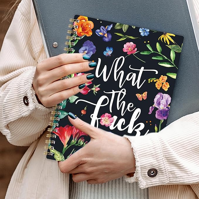 Daily Planner Undated - 6.8" x 8.5", To Do List Notebook & Planner with Hourly Schedule, Spiral To do List Notepad to Organize Your Tasks And Appointments, 120 Pages, Inner Pocket
