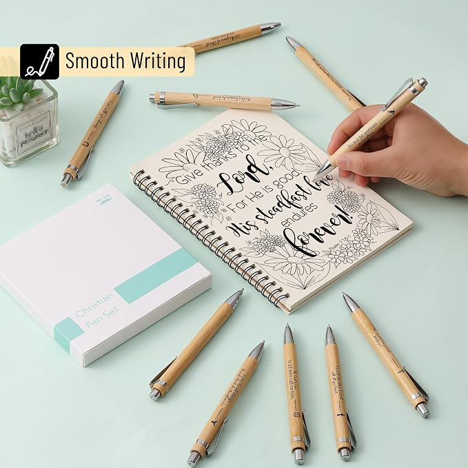 Mr. Pen- Bible Verse Pens Bulk, 100 Pack, Black Ink | Christian Pens for Women Men