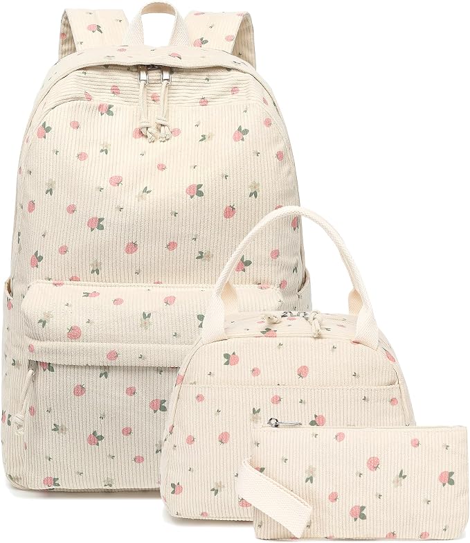 BTOOP School Backpacks for Teen Girls Bookbags Lightweight Kids Backpack School Bags Set with Lunch Box Pencil Case