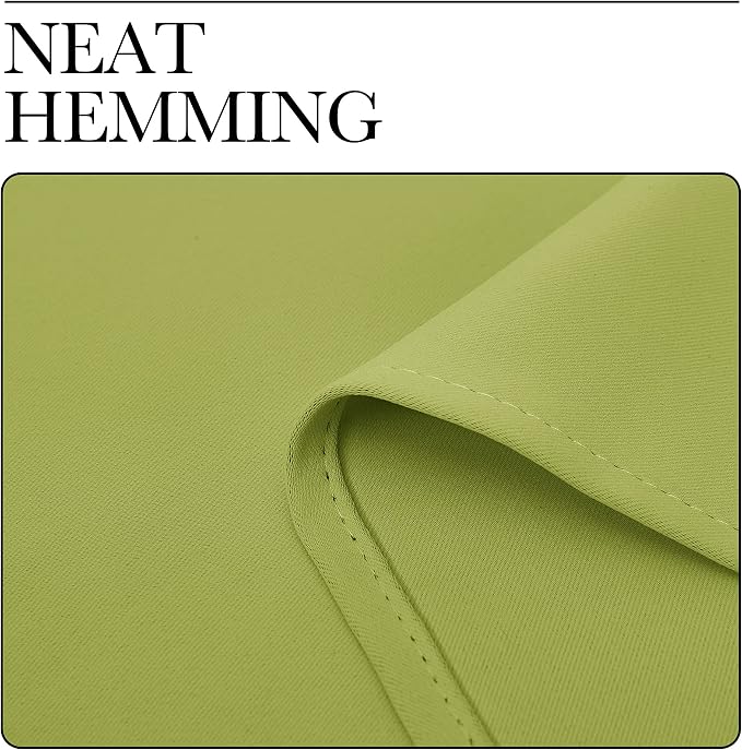 NICETOWN Blackout Curtain 78 inch Long, W55 x L78, 1 Panel, Fresh Green, Thermal Insulated Window Treatment with Grommet Room Darkening Thermal Insulated Panel for Bedroom/Living Room