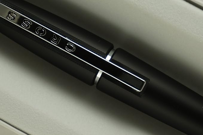 Cross Executive Companion Edge Matte Back Barrel and Extremely Polished Appointment Selectip with Black Gel Ink Rollerball Pen.