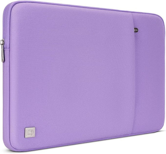 DOMISO Laptop Case Laptop Sleeve Cover Compatible with 15 inch MacBook Air M4/A3241 2025, M3/A3114,M2/A2941,15 inch MacBook Pro A1990 A1707,Compatible with Dell XPS 15 Plus with Pocket,Purple