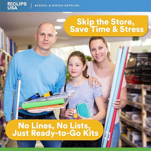 12 Pack Bulk School Supplies for Kids Classroom Must Haves Teacher Supplies Back to School Kids Grades K3-6 145 Pieces All-in-One Set