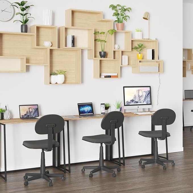 EMMA + OLIVER Small 36" Rustic Natural Home Office Folding Computer Desk - Laptop Desk
