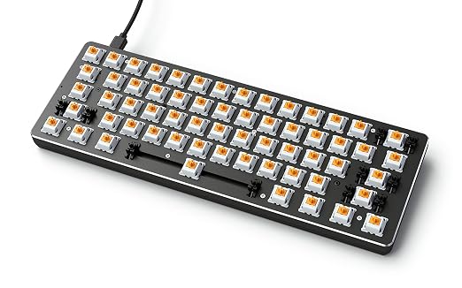 GLORIOUS Panda Switch (Non Lubed Switches) - 36x Plate Mounted 3 pin Switches for Keyboard - Mechanical Keyboard Switches