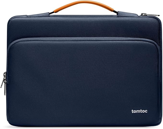 tomtoc 360 Protective Laptop Carrying Case for 13-inch New MacBook Air M5(2026), M4/A3240 2025, M3/A3113, M2/A2681 M1/A2337, 13“ MacBook Neo/Pro, iPad Pro M5 & iPad Air M4, Water-Resistant Laptop Bag