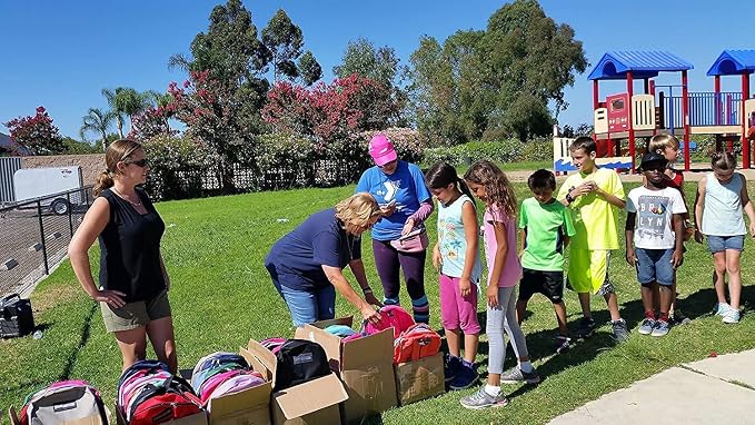 24 Pack Bulk Backpacks with School Supplies for Kids - Trailmaker Wholesale Backpack and School Supplies Kits