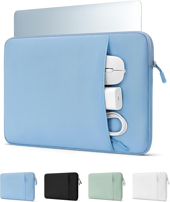 ProCase Laptop Sleeve 14" for MacBook Pro 14-Inch M5/M4/M3/M2/M1 Pro/Max 2026-2021, Computer Case Also Compatible with 14" HP Dell ASUS Lenovo Acer Chromebook -Airblue