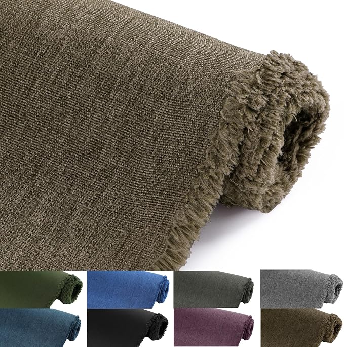 Waterproof Canvas Fabric by The Yard, 58inch 600D Upholstery Fabric Polyester Material Outdoor Water Resistant Material for Sewing Chair Patio Cushion Bag Sofa Seat Repair, 3 Yard Coffee