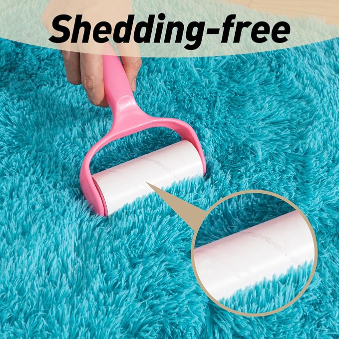 Mugorn Small Soft Shag Rugs for Bedroom, 4x6 Fluffy Area Rugs for Living Room