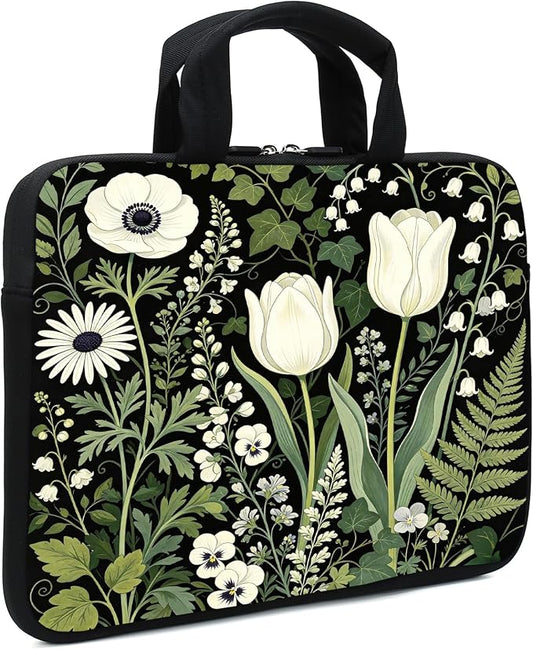 15.6" Laptop Sleeve 14" 15" 15.4" Chromebook Case Ultrabook Case Notebook Sleeves PC Messenger Bag (XM-15ST-5)
