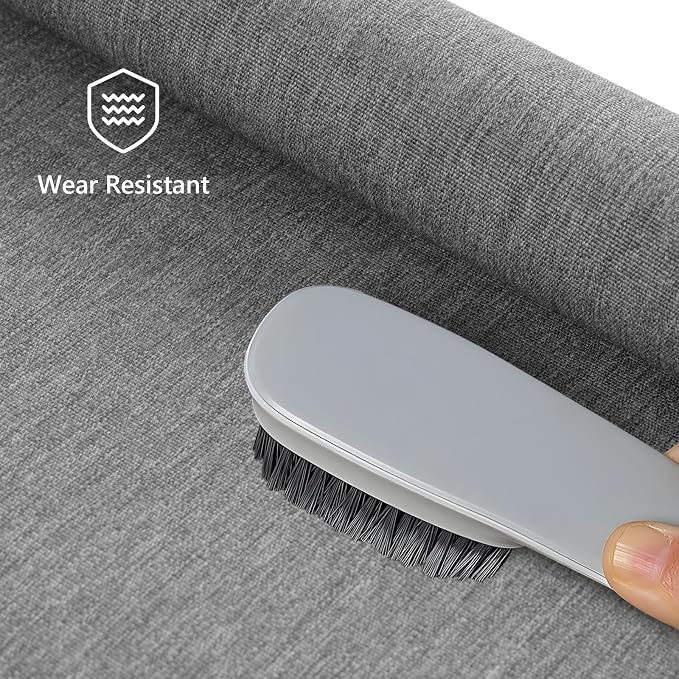 Waterproof Canvas Fabric by The Yard, 58inch 600D Upholstery Fabric Polyester Material Outdoor Water Resistant Material for Sewing Chair Patio Cushion Bag Sofa Seat Repair, 8 Yard Flaxen Grey