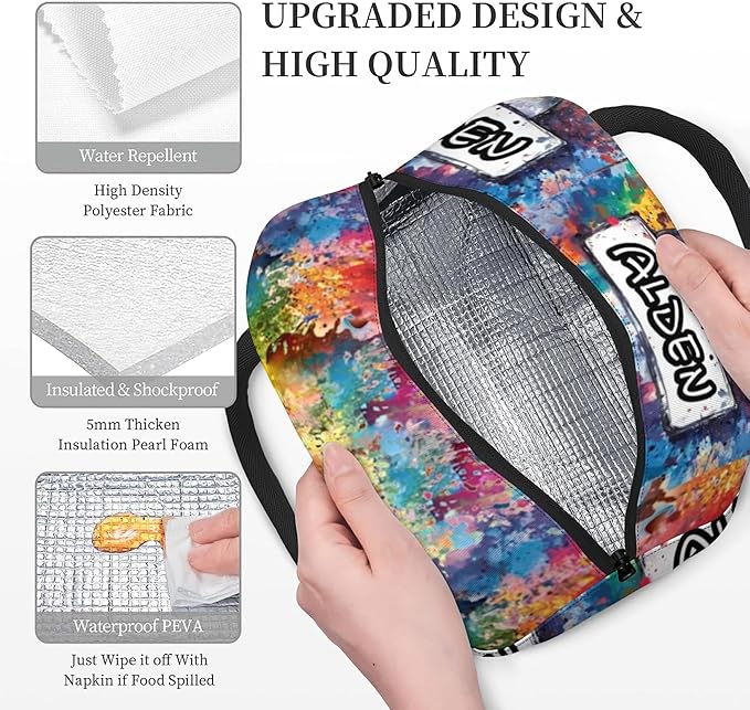 Personalized Baseball Backpack with Name Back to School Supplies Bookbag for Kids Boys Custom Football Basketball Player Schoolbag and Water Bottle Cup&Pencil Pouch School Backpacks with Lunch Box Set