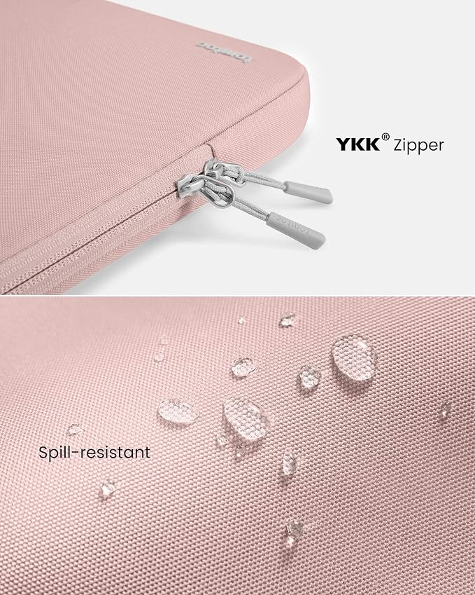 tomtoc 360° Protective Laptop Sleeve for 15-inch New MacBook Air M5/A3448 (2026), M4/A3241, M3/A3114, M2/A2941, Water-Resistant Laptop Case Fits 15-inch MacBook Pro A1990 A1707 & Surface Laptop AI PC