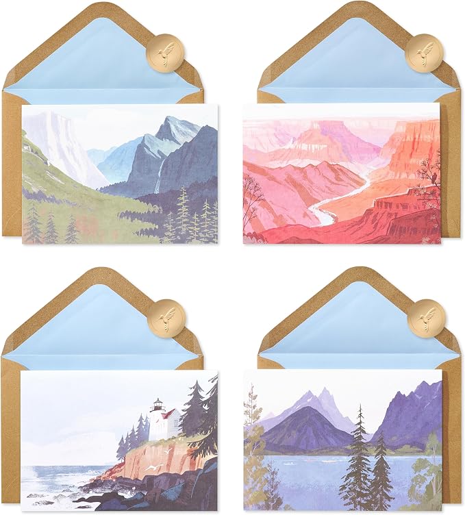 Papyrus Blank Cards with Envelopes, National Parks (20-Count)