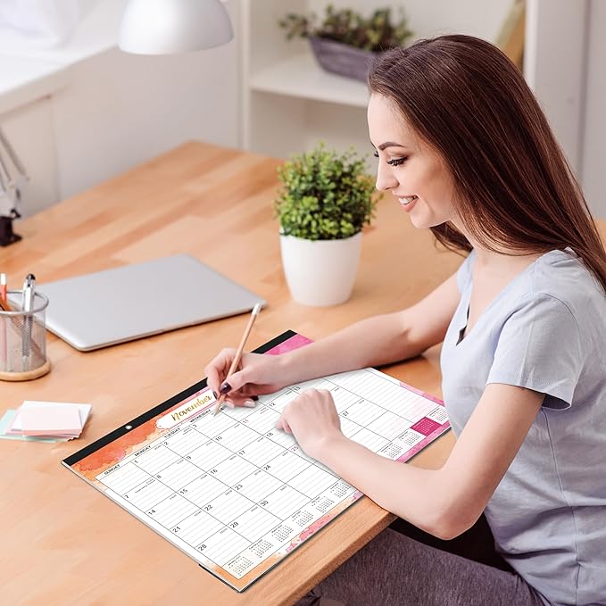 2026-2027 Desk Calendar - July 2026 - December 2027, 14.6" x 11.4" 2026-2027 Calendar, 18 Months Desk Calendar, Desk Pad, Colorful