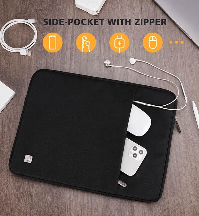 NIDOO Laptop Sleeve 17 inch Computer Protective Carrying Case Portable Cover for 17.3 inch Lenovo Legion 5 / IdeaPad 3 / Dell G7 17 / XPS 17 / HP Envy Laptop 17 470/17.3" Acer Nitro 5 AMD/Asus