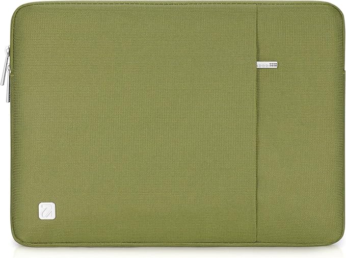 NIDOO 13 Inch Laptop Sleeve 14 inch Computer Carrying Case Bag for 14" MacBook Pro M4 M3/13.5" Surface Laptop 5 6 7/14" ThinkPad E14 L14 / ThinkPad X1 Carbon Yoga/14 ASUS ROG Zephyrus G14, Green
