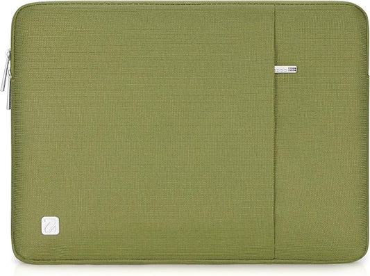 NIDOO 13 Inch Laptop Sleeve 14 inch Computer Carrying Case Bag for 14" MacBook Pro M4 M3/13.5" Surface Laptop 5 6 7/14" ThinkPad E14 L14 / ThinkPad X1 Carbon Yoga/14 ASUS ROG Zephyrus G14, Green