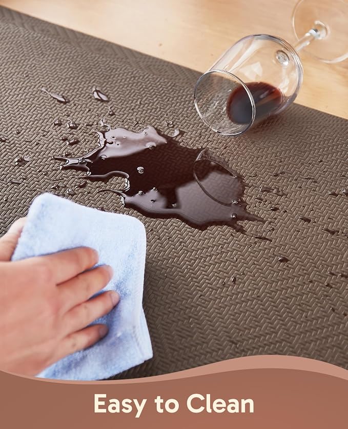 Ophanie Kitchen Mats for Floor, 1/2 Inch Thick, 20x32 Anti Fatigue Cushioned Mat,Kitchen Rugs,Waterproof,Comfort Ergonomic Standing Mat for Office,Home,Sink with 99+ Pairs of Anti-Slip Bottom Ridges