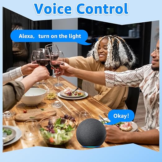 WiFi Smart Outlet Plug with Remote,GreenCycle 2PK Electric Smart Plug with Remote,Compatible with Alexa and Google Home via Tuya,15A/1500W，Remote Control from Anywhere,TUV FCC List(2.4G)