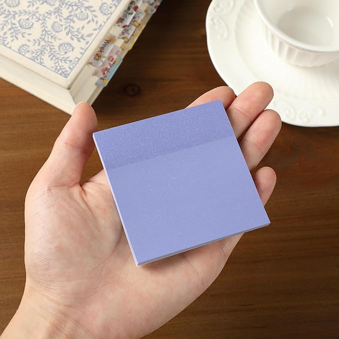 Mr. Pen- Sticky Notes, 3" x 3", 12 Pads, 600 Sheets, Purple Shades, Self-Stick Note Pads Bulk