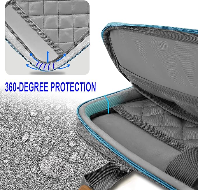 ZINZ Slim Expandable Laptop Case 15.6 Inch Sleeve Upgraded Protective Durable Recycled Carrying Case Compatible with MacBook 15" & 16" and Most 15" 15.6" 16" Notebook,L01G02