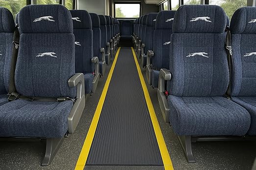 Guardian 24026002BY Air Step Anti-Fatigue Floor Mat, Vinyl, 2'x60', Black with Yellow Stripes, Reduces Fatigue and discomfort, Can be Easily Cut to fit Any Space